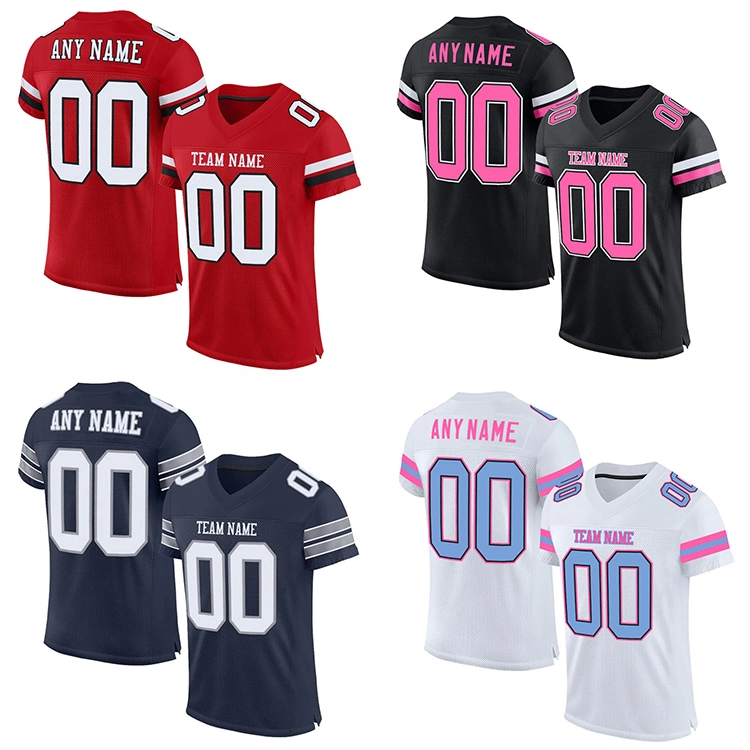 Custom America Rugby Jersey Sportswear Sublimation 100%Polyester Design American Football Uniform