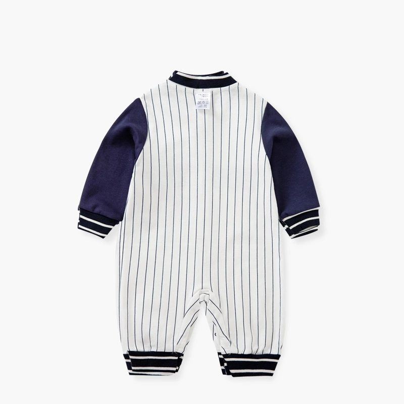 Wholesale Baby Cute Fashion Clothes Long Sleeve Baseball Uniform for Autumn/Spring Baby Romper