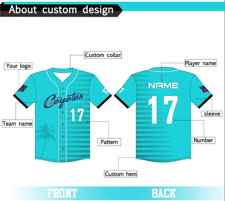 New Custom Sublimation Team Name Print Stripe Line Sports Baseball Uniform Jacket Women′s Men′s Baseball Jersey