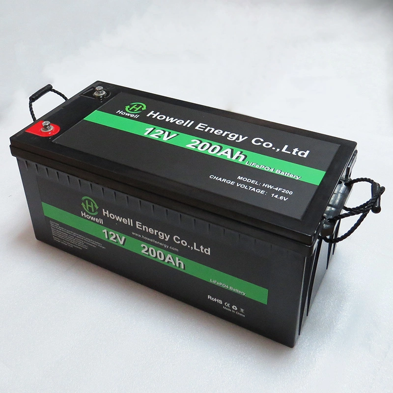 LiFePO4 Battery Packs 12V 200ah Li-ion Battery with BMS Marine RV UPS